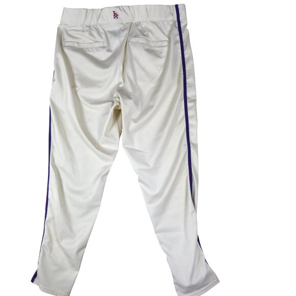 Nike Team Baseball Pants XL White Blue Pinstripe LA Pro Style - Picture 2 of 13